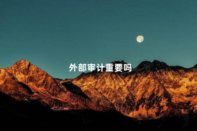 外部审计重要吗