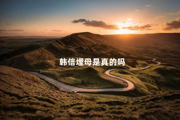 韩信埋母是真的吗