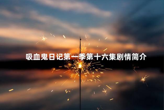 吸血鬼日记第一季第十六集剧情简介