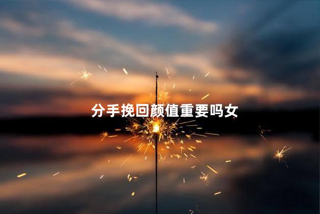 分手挽回颜值重要吗女