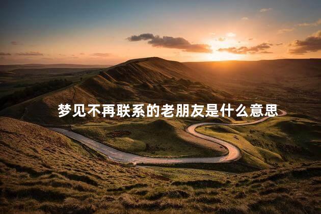 梦见不再联系的老朋友是什么意思