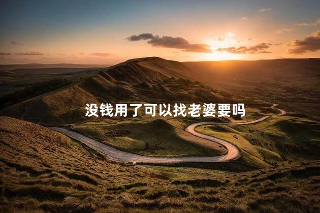 没钱用了可以找老婆要吗