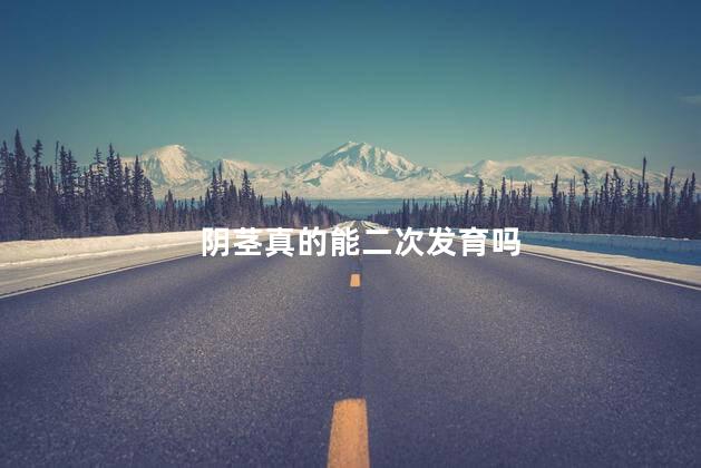 阴茎真的能二次发育吗