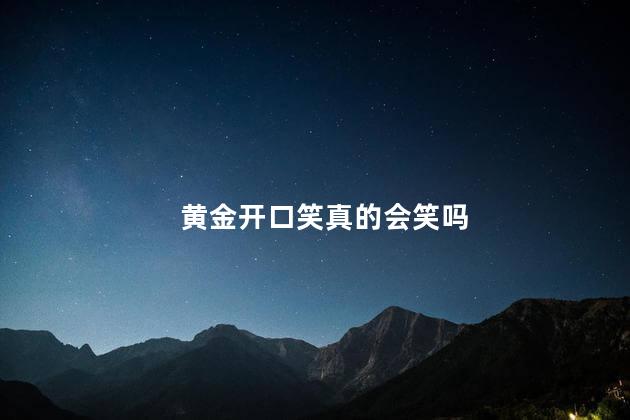 黄金开口笑真的会笑吗