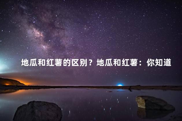 地瓜和红薯的区别？地瓜和红薯：你知道它们的区别吗？
