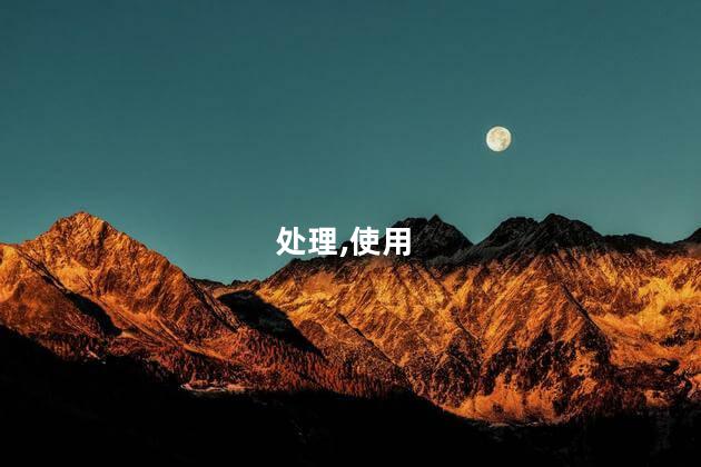 处理,使用