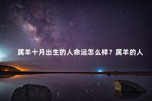 属羊十月出生的人命运怎么样？属羊的人命运如何？解读十月出生者的未来