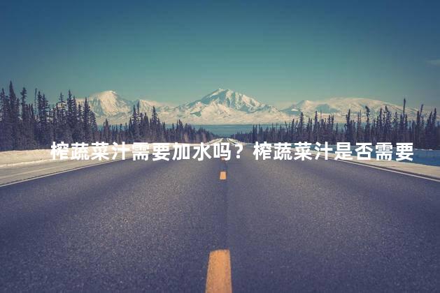 榨蔬菜汁需要加水吗？榨蔬菜汁是否需要加水？