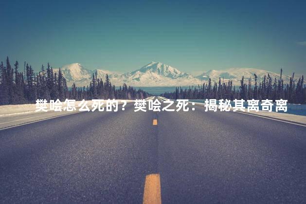 樊哙怎么死的？樊哙之死：揭秘其离奇离世真相