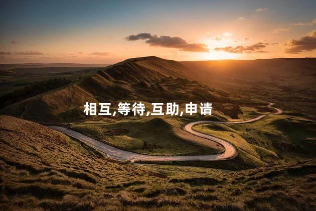相互,等待,互助,申请