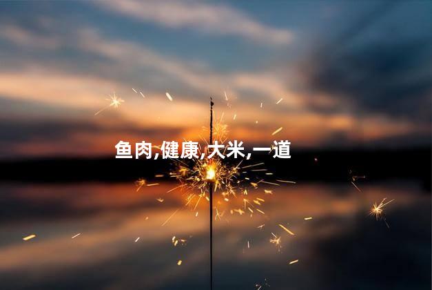 鱼肉,健康,大米,一道